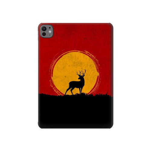 S3513 Deer Sunset Funda Carcasa Case para iPad Pro 11 (2024)