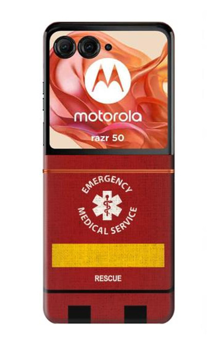 S3957 Emergency Medical Service Funda Carcasa Case para Motorola Razr 50