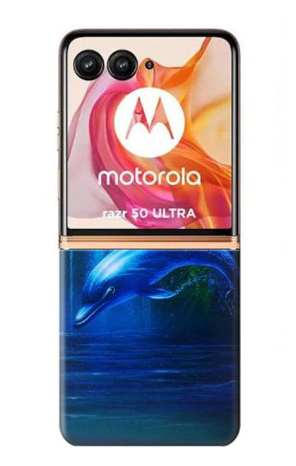 S0385 Dolphin Funda Carcasa Case para Motorola Razr 50 Ultra