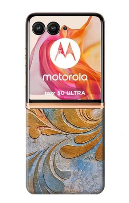 S3875 Canvas Vintage Rugs Funda Carcasa Case para Motorola Razr 50 Ultra