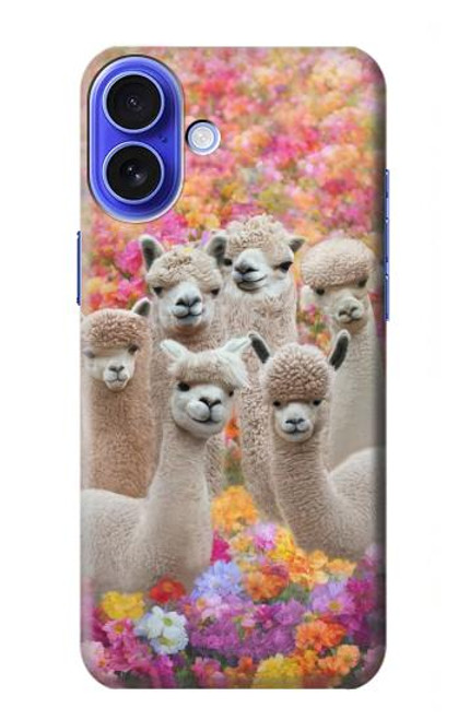 S3916 Alpaca Family Baby Alpaca Funda Carcasa Case para iPhone 16