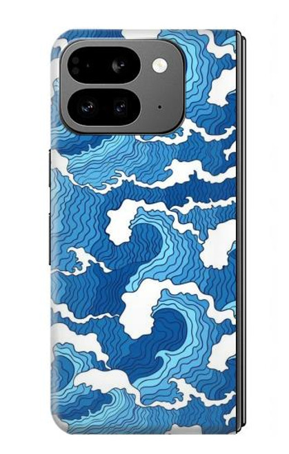 S3901 Aesthetic Storm Ocean Waves Funda Carcasa Case para Google Pixel 9 Pro Fold