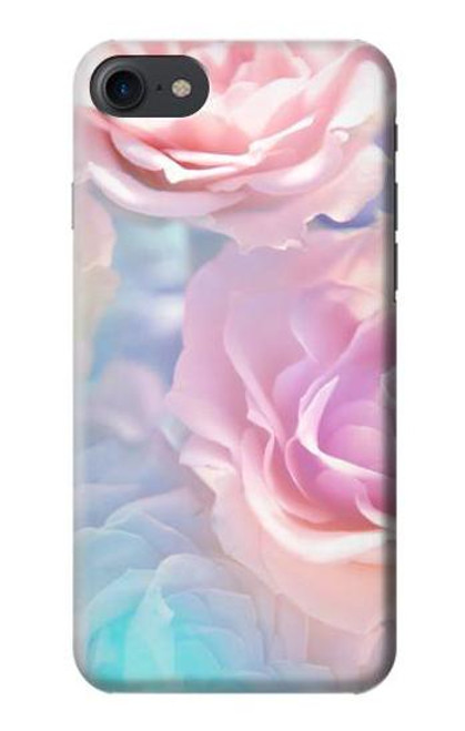 S3050 Vintage Pastel Flowers Funda Carcasa Case para iPhone 7, iPhone 8