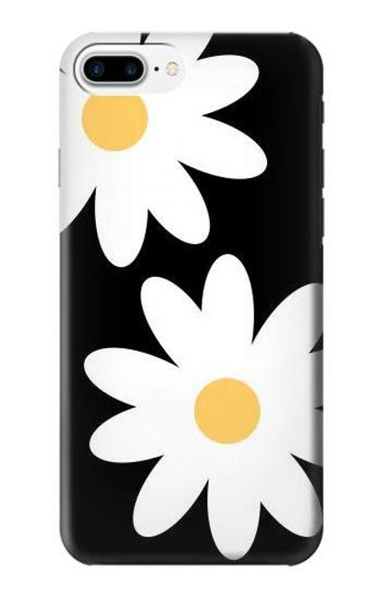 S2315 Daisy White Flowers Funda Carcasa Case para iPhone 7 Plus, iPhone 8 Plus