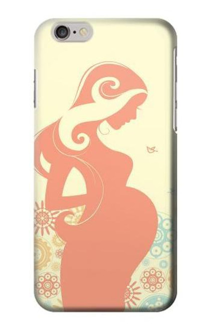 S0815 Pregnant Art Funda Carcasa Case para iPhone 6 6S