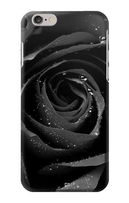 S1598 Black Rose Funda Carcasa Case para iPhone 6 Plus, 6S Plus