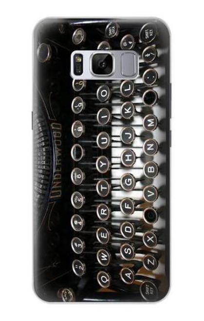 S0620 Typewriter Funda Carcasa Case para Samsung Galaxy S8