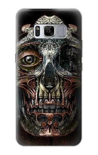 S1685 Steampunk Skull Head Funda Carcasa Case para Samsung Galaxy S8