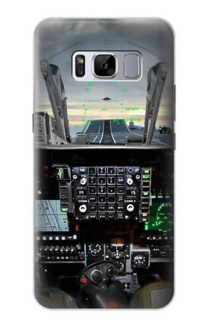 S2435 Fighter Jet Aircraft Cockpit Funda Carcasa Case para Samsung Galaxy S8