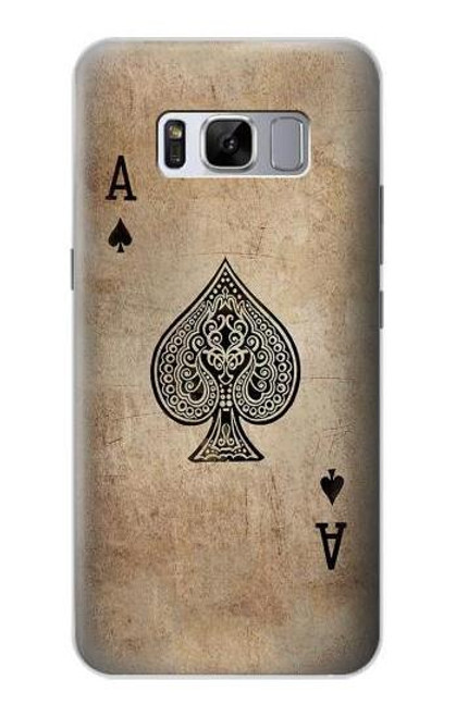 S2928 Vintage Spades Ace Card Funda Carcasa Case para Samsung Galaxy S8