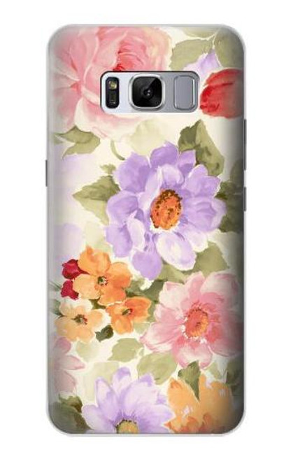 S3035 Sweet Flower Painting Funda Carcasa Case para Samsung Galaxy S8