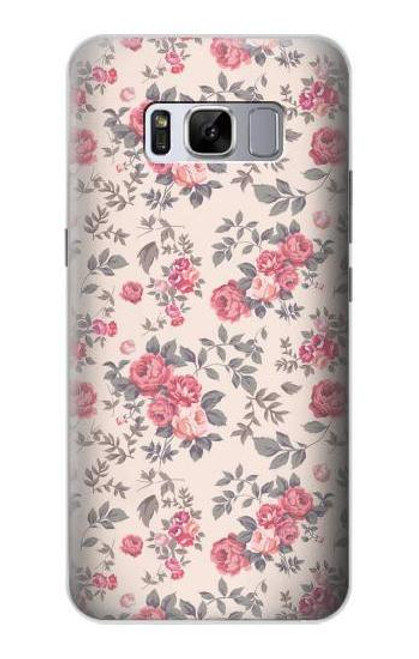 S3095 Vintage Rose Pattern Funda Carcasa Case para Samsung Galaxy S8