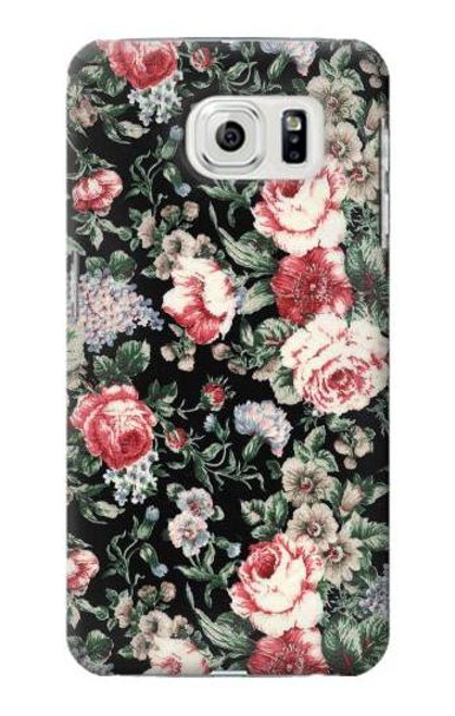 S2727 Vintage Rose Pattern Funda Carcasa Case para Samsung Galaxy S7 Edge