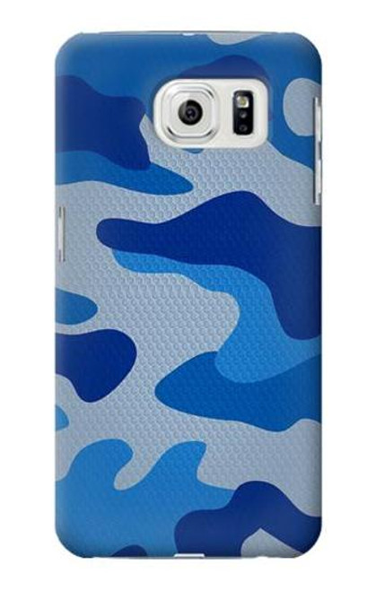 S2958 Army Blue Camo Camouflage Funda Carcasa Case para Samsung Galaxy S7 Edge