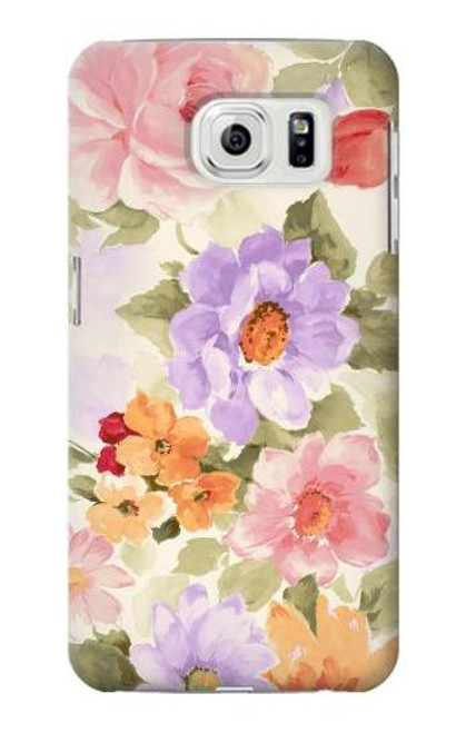 S3035 Sweet Flower Painting Funda Carcasa Case para Samsung Galaxy S7 Edge