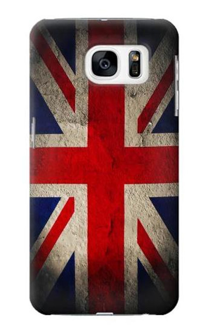 S2894 Vintage British Flag Funda Carcasa Case para Samsung Galaxy S7