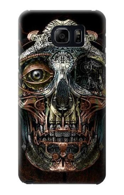 S1685 Steampunk Skull Head Funda Carcasa Case para Samsung Galaxy S6 Edge Plus