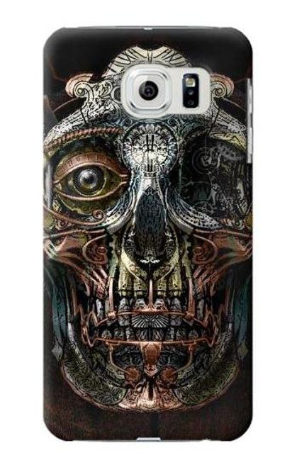 S1685 Steampunk Skull Head Funda Carcasa Case para Samsung Galaxy S6