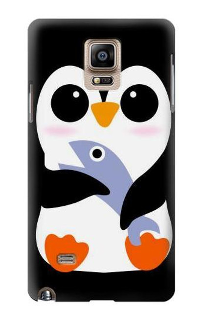 S2631 Cute Baby Penguin Funda Carcasa Case para Samsung Galaxy Note 4