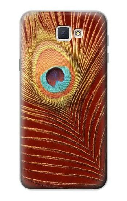 S0512 Peacock Funda Carcasa Case para Samsung Galaxy J7 Prime (SM-G610F)