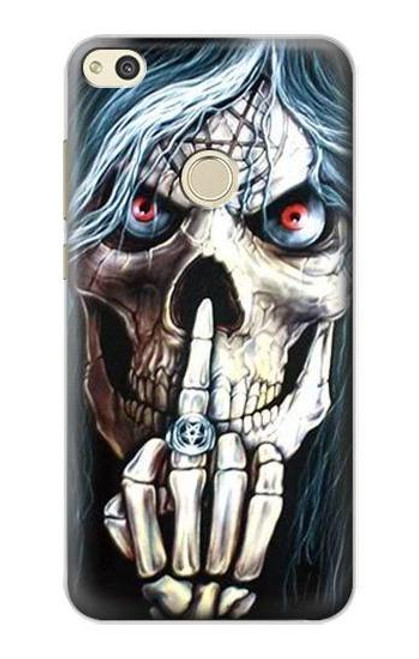 S0222 Skull Pentagram Funda Carcasa Case para Huawei P8 Lite (2017)