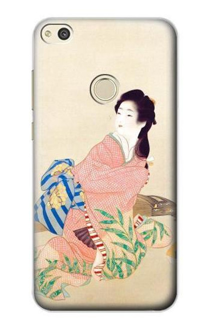 S0889 Japan Art Kimono Funda Carcasa Case para Huawei P8 Lite (2017)