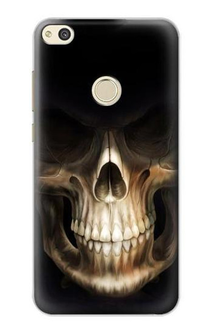 S1107 Skull Face Grim Reaper Funda Carcasa Case para Huawei P8 Lite (2017)