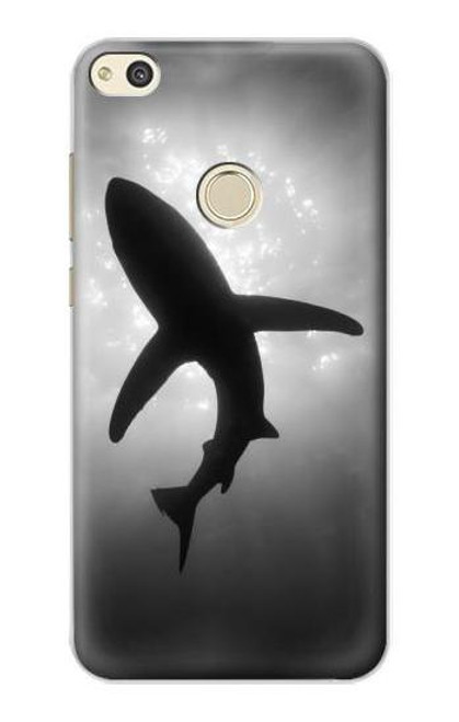 S2367 Shark Monochrome Funda Carcasa Case para Huawei P8 Lite (2017)