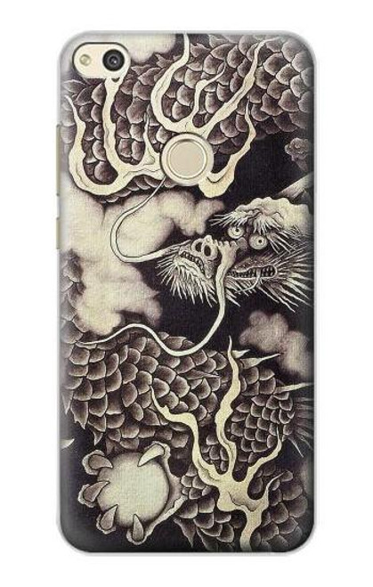 S2719 Japan Painting Dragon Funda Carcasa Case para Huawei P8 Lite (2017)