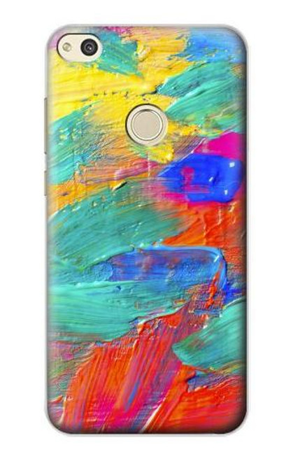 S2942 Brush Stroke Painting Funda Carcasa Case para Huawei P8 Lite (2017)