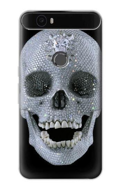 S1286 Diamond Skull Funda Carcasa Case para Huawei Nexus 6P