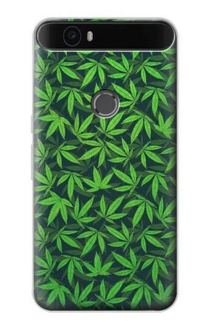 S2666 Marijuana Pattern Funda Carcasa Case para Huawei Nexus 6P