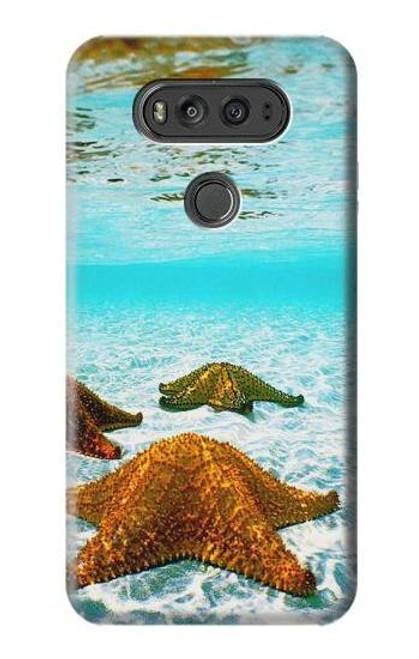 S1679 Starfish Sea Beach Funda Carcasa Case para LG V20