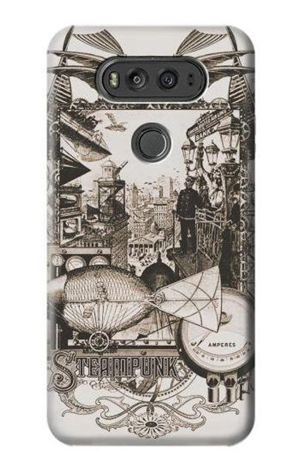 S1681 Steampunk Drawing Funda Carcasa Case para LG V20