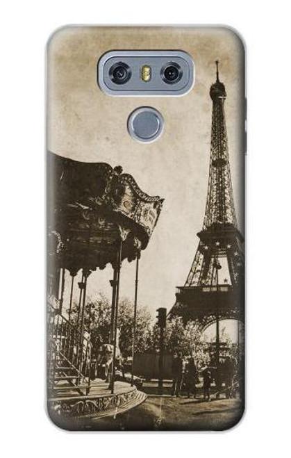 S2174 Eiffel Tower Vintage Paris Funda Carcasa Case para LG G6