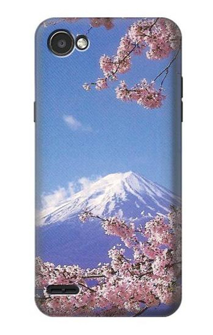 S1060 Mount Fuji Sakura Cherry Blossom Funda Carcasa Case para LG Q6