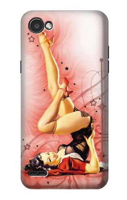 S1669 Pinup Girl Vintage Funda Carcasa Case para LG Q6