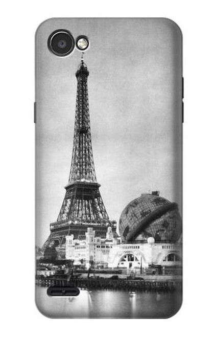 S2350 Old Paris Eiffel Tower Funda Carcasa Case para LG Q6