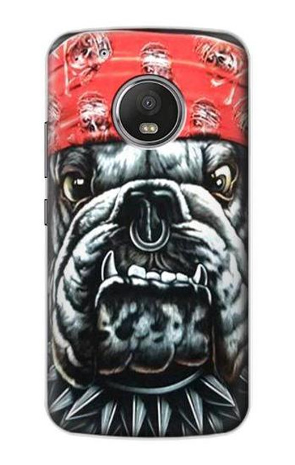 S0100 Bulldog American Football Funda Carcasa Case para Motorola Moto G5 Plus