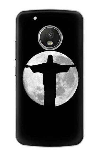 S2511 Jesus Statue Christ Rio de Janeiro Funda Carcasa Case para Motorola Moto G5 Plus