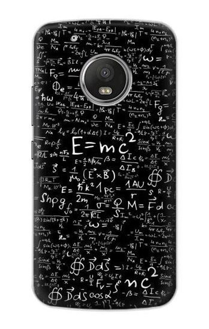 S2574 Mathematics Physics Blackboard Equation Funda Carcasa Case para Motorola Moto G5 Plus