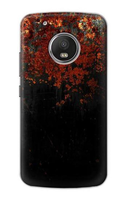 S3071 Rusted Metal Texture Graphic Funda Carcasa Case para Motorola Moto G5 Plus