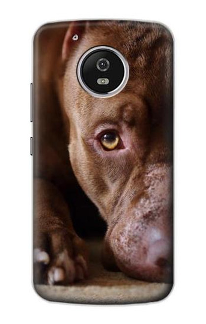 S0519 PitBull Face Funda Carcasa Case para Motorola Moto G5