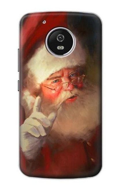 S1144 Xmas Santa Claus Funda Carcasa Case para Motorola Moto G5