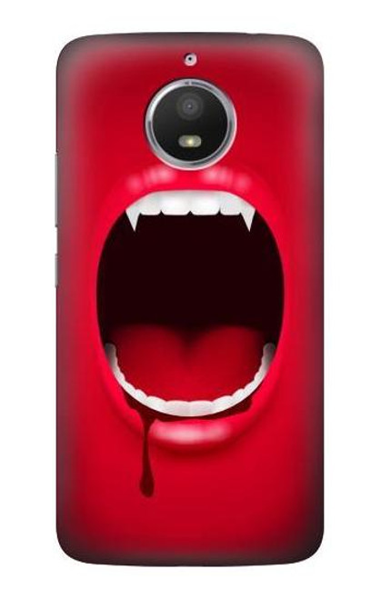 S2103 Vampire Mouth Funda Carcasa Case para Motorola Moto E4 Plus