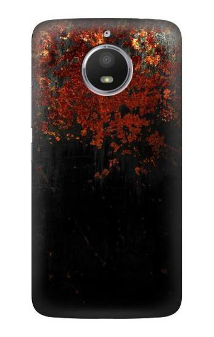 S3071 Rusted Metal Texture Graphic Funda Carcasa Case para Motorola Moto E4 Plus