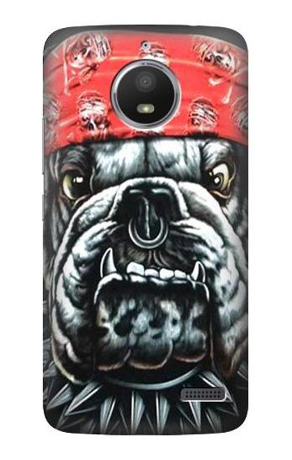 S0100 Bulldog American Football Funda Carcasa Case para Motorola Moto E4