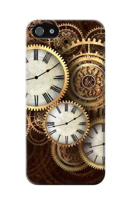 S3172 Gold Clock Live Funda Carcasa Case para iPhone 5C
