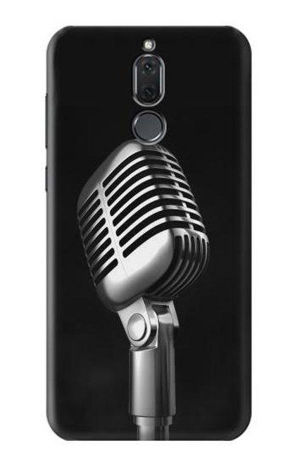 S1672 Retro Microphone Jazz Music Funda Carcasa Case para Huawei Mate 10 Lite