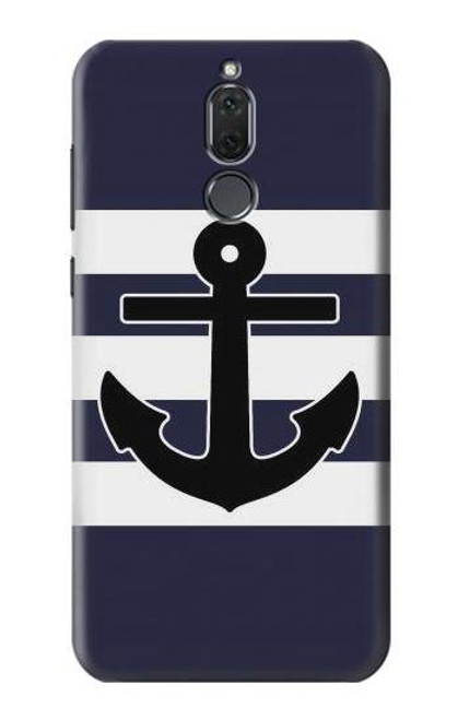 S2758 Anchor Navy Funda Carcasa Case para Huawei Mate 10 Lite